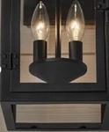 Hampton Bay Flaxton 24 In. Copper Outdoor Wall Fixture Clear Glass Shade New. Fixed Price $29.00.