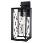 Vaxcel Lighting T0763 Milton 17" Tall Outdoor Wall Sconce - Black. Fixed Price $99.99.