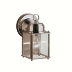 Kichler Outdoor Wall 1LT, Stainless Steel, Clear - 9611SS. Fixed Price $44.99.