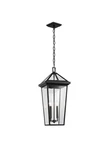 Kichler Regence 2 Light Outdoor Hanging Pendant, Black/clear Beveled - 59130BKT. Fixed Price $295.00.
