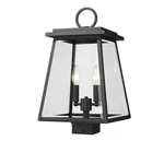 Z-lite Broughton 2-LIGHT Black Aluminum Weather Resistant Post W/ Bulbs. Fixed Price $149.95.