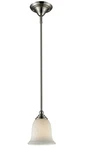 Z-lite 704MP-0BN Lagoon 1 Light Mini Pendant With Matte Opal Shade. Fixed Price $29.99.