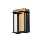 Maxim Lighting Rincon Small Led 1 Outdoor Sconce, Black/gold - 50752BKGLD. Fixed Price $144.99.