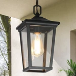 Lnc Modern Farmhouse Melisyn 1-LIGHT Black Outdoor Pendant A03278P. Fixed Price $29.90.