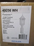 Kichler Chesapeake 1-LIGHT White Outdoor Post Lantern 49256WH Aluminum Ob New. Fixed Price $40.49.