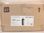 Hampton Bay 1-LIGHT Outdoor Lantern Autumnhill Matte Black W/ Gold Accents. Fixed Price $89.95.