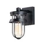 Maxim Lighting Breakwater 1-LIGHT Outdoor Wall Sconce, Black 10265CLBK. Fixed Price $156.60.