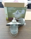 Portfolio Wall Lantern 296589 Stainless Steel Finish New 26E012. Fixed Price $19.99.