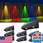 Gvshine 8 Pack Bright Solar Fence Lights Outdoor For Deck Railing Stair. Fixed Price $67.49.