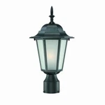 Used Acclaim Lighting 6117BK/FR Camelot Post Mounted Fixture - 9.25. Fixed Price $78.00.