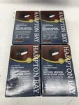 Lot Of 4 Hampton Bay Low Voltage Hardwired Black Motion Sensing Star Light. Fixed Price $34.99.