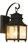 Trans Globe 45630 Wb One Light Weathered Bronze Amber Seeded Glass Wall Lantern. Fixed Price $29.99.