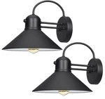 Dewenwils 2 Pack Dusk To Dawn Outdoor Wall Light, Gooseneck Barn Fixtures. Fixed Price $59.99.