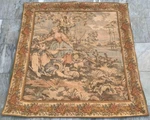 Vintage French Tapestry Romantic Pictorial Wall Decor 4X4 Ft Free Ship. Fixed Price $325.00.