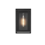 Elegant Lighting Etting 10" Outdoor Wall Sconce, Black - OD355W16BK. Fixed Price $168.00.