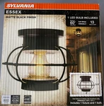Sylvania Vintage Essex Cage Light Fixture Semi-flush Mount Led Dimmable A19.... Fixed Price $16.00.
