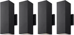 Matte Black Waterproof Outdoor Wall Sconce - 4 Pack Modern Patio Lights. Fixed Price $282.99.