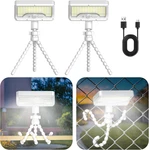 Solar Lights Outdoor With Motion Sensor, Usb & Powered, Adjustable Angle,. Fixed Price $46.05.