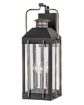 Textured Black Led Outdoor Lantern From The Fitzgerald Collection. Fixed Price $599.00.