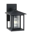 Sea Gull Lighting 88027-12 Hunnington One-light Outdoor Wall Lantern With Clear. Fixed Price $109.09.