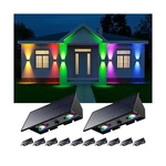 12 Pack Rgb Solar Up And Down Wall Lights Outdoor Decorative Fence Led Waterp.... Fixed Price $133.81.
