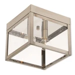 Livex Lighting Nyack Outdoor Flush Mount Brushed Nickel 20588-91. Fixed Price $233.96.