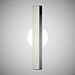 Sonneman 2592.01 Solid Glass Bar Led 3 Inch Polished Chrome Bath Wall Light. Fixed Price $412.50.