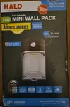 New! Halo Outdoor Lighting Bronze Mini Wall Pack Hardwired Led 4000 Lumens. Fixed Price $29.99.