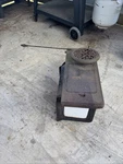 Progress Antique Wood Cooking Stove Cast Iron Enamel Water Boiler Attachment. Fixed Price $199.99.