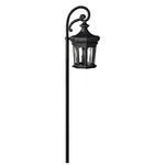 Hinkley Lighting Raley Path Light, Museum Black Water Glass Panels 1513MB-LL. Fixed Price $199.00.