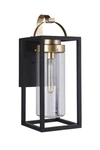 Craftmade ZA4814 Neo 17" Tall Outdoor Wall Sconce - Midnight Satin Brass. Fixed Price $154.00.