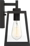 Nuvo Lighting 60/6581 Halifax 10" Tall Outdoor Wall Sconce - Matte Black Glass. Fixed Price $129.99.