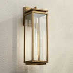 Possini Euro Atkins 24" High Die Cast Brass Outdoor Wall Light. Fixed Price $269.99.