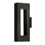 Hinkley Lighting Atlantis Outdoor 2 6.5" Wall, Black/etched 1640SK-LL. Fixed Price $399.00.