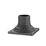 Z-lite 533PM Square 6"W Marine Grade Pier Mount Base Black. Fixed Price $29.99.