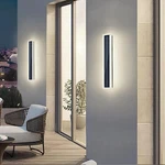 Solar Led Outdoor Long Wall Sconce Waterproof Dusk To Dawn Porch Light 16" 8W. Fixed Price $68.63.