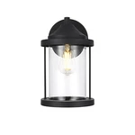 Elegant Lighting Roy 7" Outdoor Wall Sconce, Black/clear - OD402W12BK. Fixed Price $94.00.