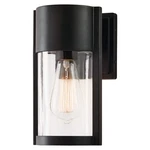 Outdoor Wall Light Cylinder Black Modern Sconce Glass Fixture Weatherproof. Fixed Price $49.01.