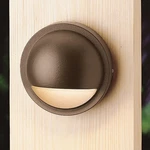 Kichler 15764-27 Bronze Half Moon 4" Led Deck & Step Light 2700K. Fixed Price $134.99.