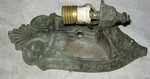 Antique Architectural Art Deco Home House Lamp Light Metal Wall Sconce Electric. Fixed Price $140.00.
