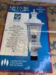 Vintage Prime Beveled Glass Solid Brass Outdoor Porch Lantern Pole Mount 25 Tall. Fixed Price $148.50.