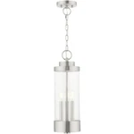 Livex Lighting 20727-91 Hillcrest Outdoor Pendant Chandeller Brushed Nickel. Fixed Price $351.97.