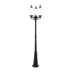Acclaim Lighting 5369BK/WH Post Lght, Matte Black, 3-HEAD, White Glass. Fixed Price $598.00.