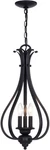Vaxcel Lighting P0382 Monrovia 11"W Taper Candle Pendant - Bronze. Fixed Price $199.99.