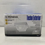 Westinghouse 66975 White 1-LIGHT Flush-mount Fixture 4-3/4 8-1/4 In.. Fixed Price $36.84.