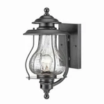Used Acclaim Lighting 8201BK Blue Ridge - One Wall Lantern Inches Wide. Fixed Price $112.00.